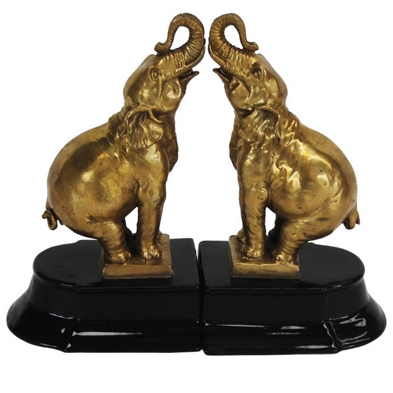 Держатель для книг Golden Elephants Золотой Черный Держатель для книг Golden Elephants Золотой Черный в Костроме | Loft Concept