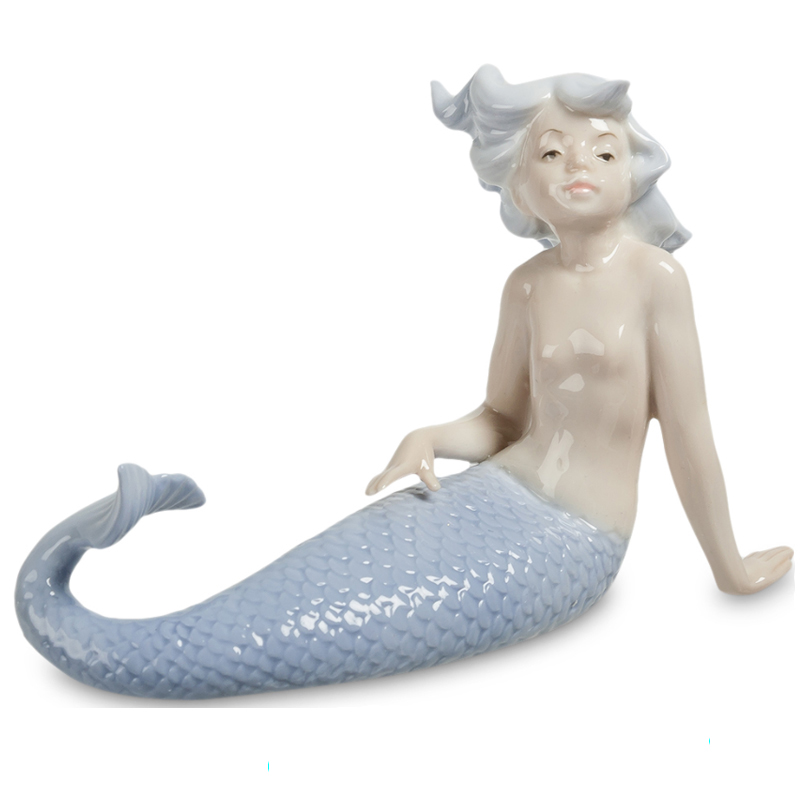 Статуэтка Mermaid Dreaming Бежевый Светло-голубой Статуэтка Mermaid Dreaming Бежевый Светло-голубой в Костроме | Loft Concept