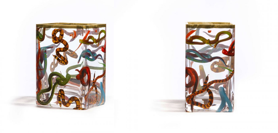 Ваза Glass Vase Snakes Ваза Glass Vase Snakes - Loft-Concept в Костроме