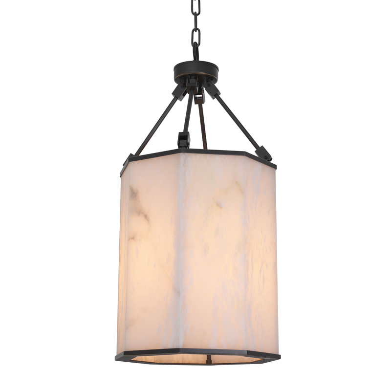 Подвесной светильник Eichholtz Chandelier Victoire S Белый Темная бронза Подвесной светильник Eichholtz Chandelier Victoire S Белый Темная бронза в Костроме | Loft Concept