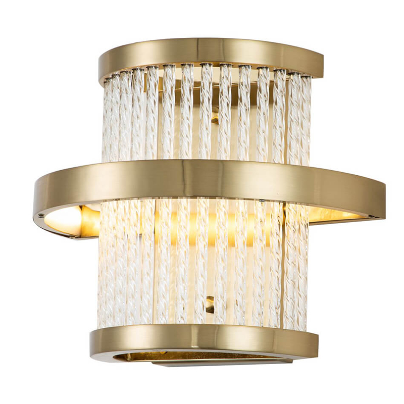 Бра Liadan Glass Tubes Wall Lamp Прозрачное Стекло Латунь Бра Liadan Glass Tubes Wall Lamp Прозрачное Стекло Латунь в Костроме | Loft Concept