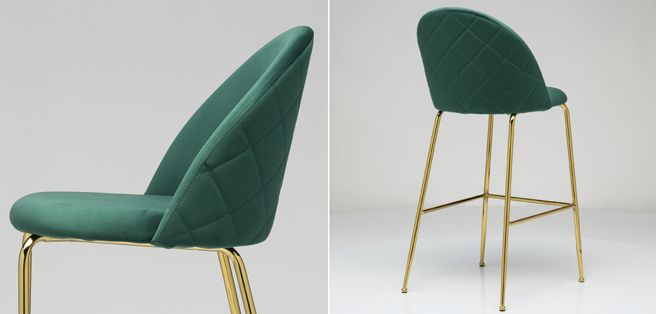 Барный стул Vendramin Bar Stool green Барный стул Vendramin Bar Stool green - Loft-Concept в Костроме