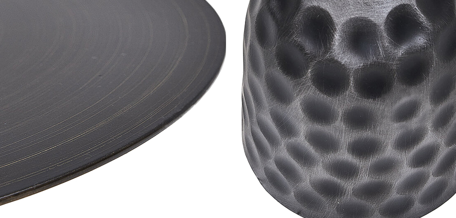 Приставной стол Cluster Surface Dark Nickel Side Table Приставной стол Cluster Surface Dark Nickel Side Table - Loft-Concept в Костроме