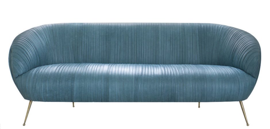 Софа Kelly Wearstler Souffle Settee Leather Софа Kelly Wearstler Souffle Settee Leather - Loft-Concept в Костроме