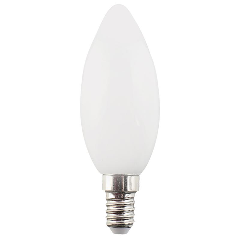 Белая матовая лампочка LED E14 5W Белый Белая матовая лампочка LED E14 5W Белый в Костроме | Loft Concept