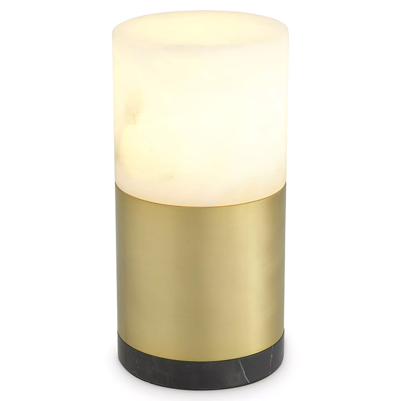 Настольная лампа Eichholtz Table Lamp McLean 15 cm Белый Мрамор Bianco Латунь Черный Мрамор Nero Настольная лампа Eichholtz Table Lamp McLean 15 cm Белый Мрамор Bianco Латунь Черный Мрамор Nero в Костроме | Loft Concept