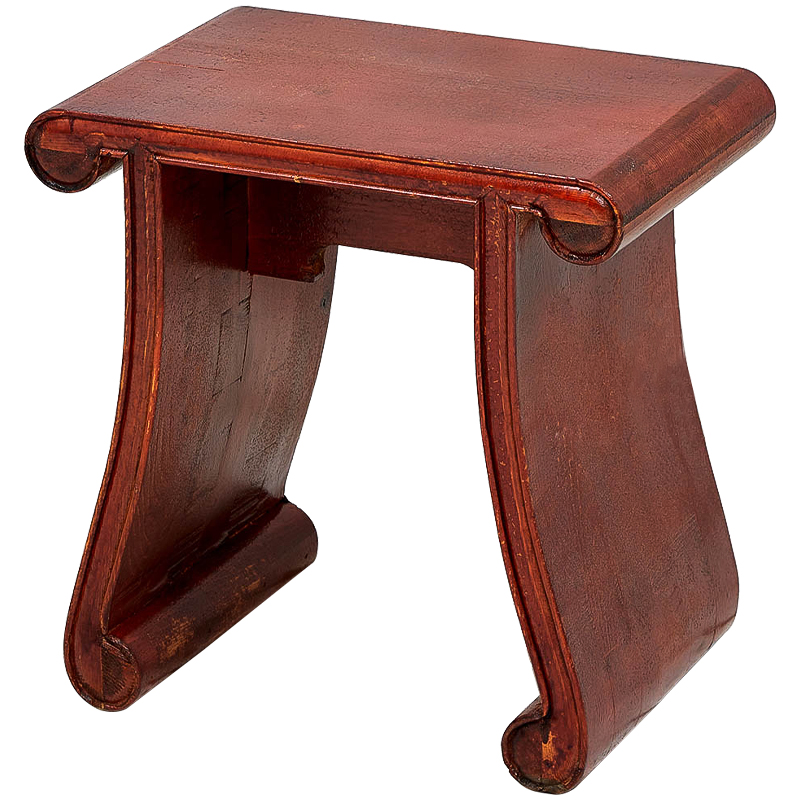 Табурет в китайском стиле Chinese Tabouret Red Красный Табурет в китайском стиле Chinese Tabouret Red Красный в Костроме | Loft Concept