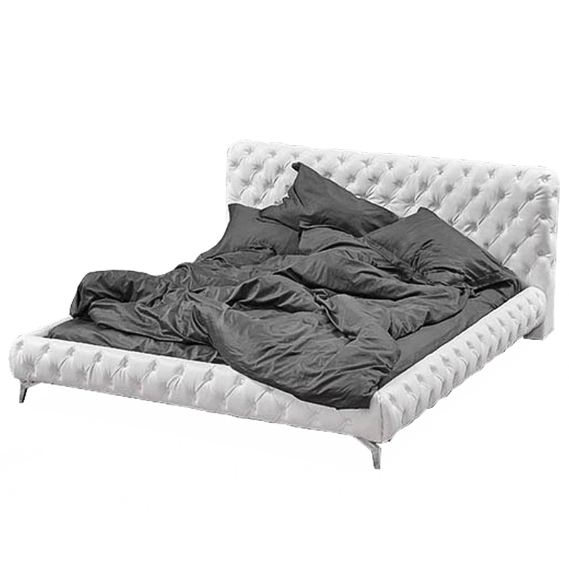 Кровать Softness Bed Белый Кровать Softness Bed Белый в Костроме | Loft Concept