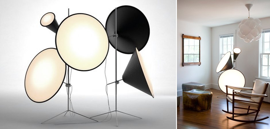 Торшер Tom Dixon Cone Gold Торшер Tom Dixon Cone Gold - Loft-Concept в Костроме