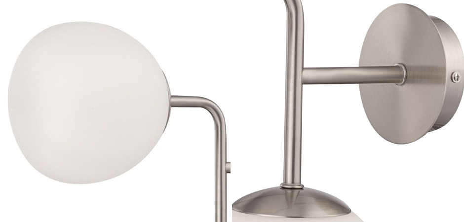 Бра Tiepolo Ball Sconces Double nickel Бра Tiepolo Ball Sconces Double nickel - Loft-Concept в Костроме