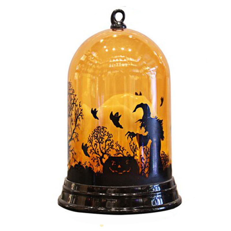 Фонарь Halloween Lantern Оранжевый Черный Фонарь Halloween Lantern Оранжевый Черный в Костроме | Loft Concept