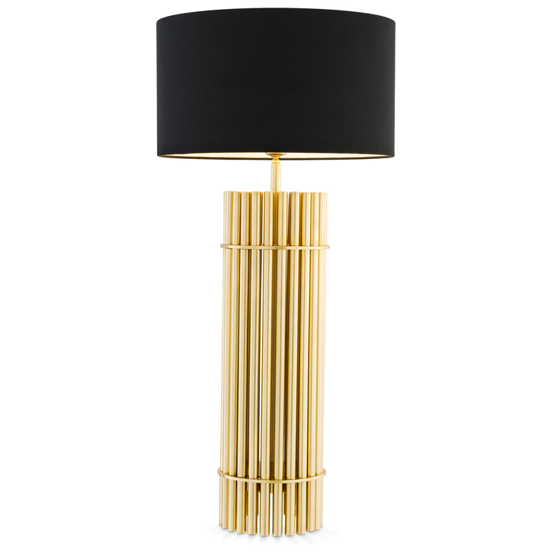 Настольная лампа Eichholtz Table Lamp Reef Латунь Черный Настольная лампа Eichholtz Table Lamp Reef Латунь Черный в Костроме | Loft Concept