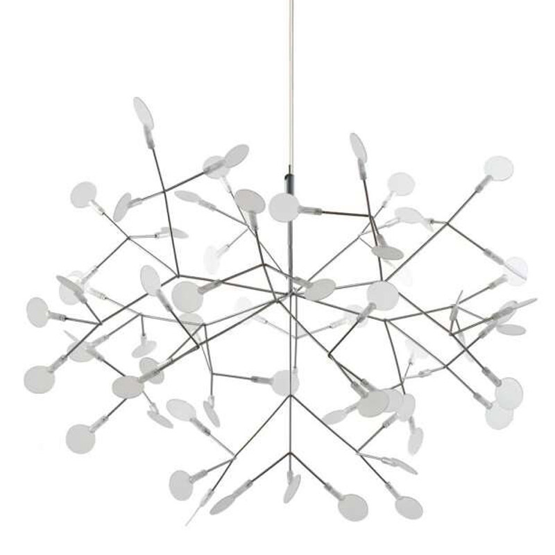 Люстра Heracleum silver 98 Серебряный Белый Люстра Heracleum silver 98 Серебряный Белый в Костроме | Loft Concept
