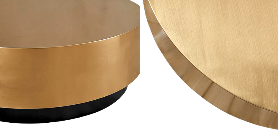 Кофейный столик Gold Washer Coffee Table Кофейный столик Gold Washer Coffee Table - Loft-Concept в Костроме
