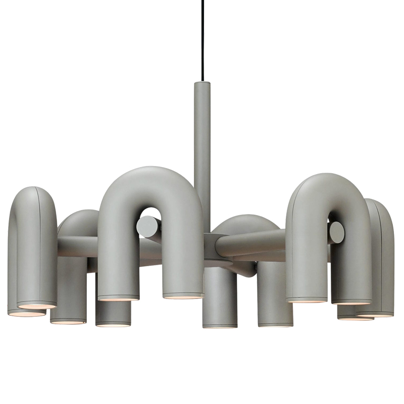 Люстра Cirkus AGO Lighting Gray 4-6 Светло-серый Люстра Cirkus AGO Lighting Gray 4-6 Светло-серый в Костроме | Loft Concept