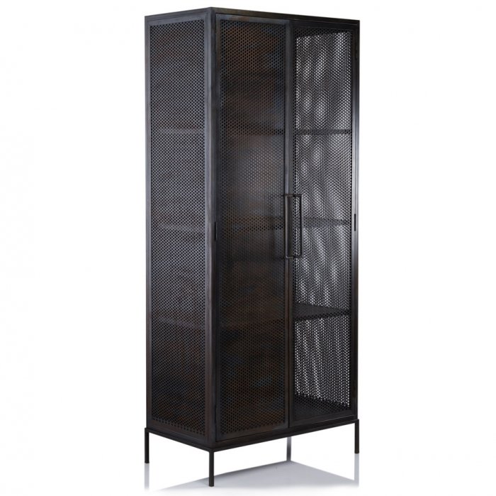 Шкаф Industrial Loft Dark Metal Tali Cabinet Черный Шкаф Industrial Loft Dark Metal Tali Cabinet Черный в Костроме | Loft Concept
