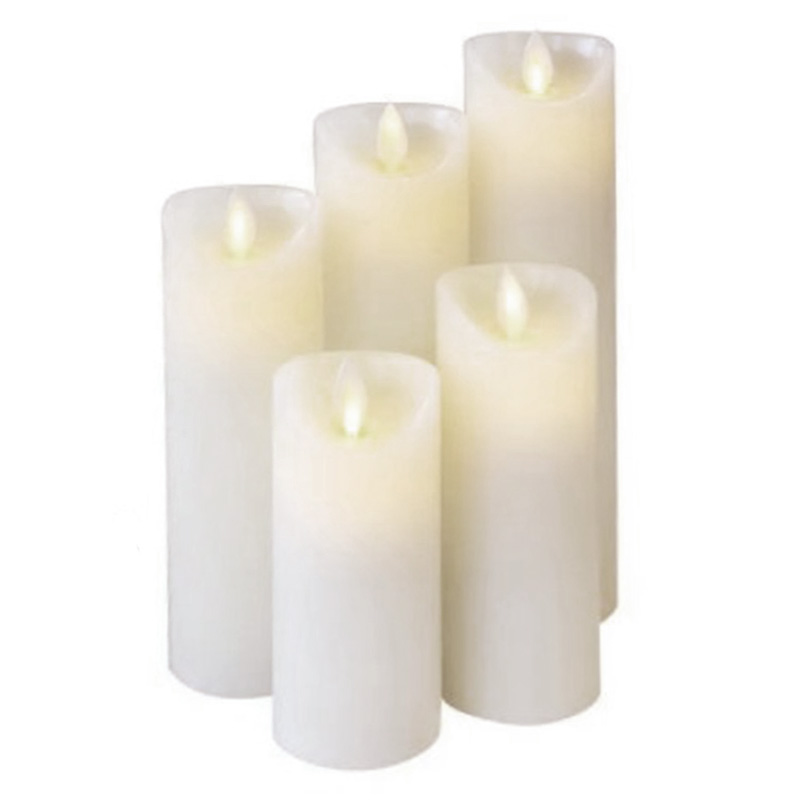 Набор свечей Five LED Candles Белый Набор свечей Five LED Candles Белый в Костроме | Loft Concept