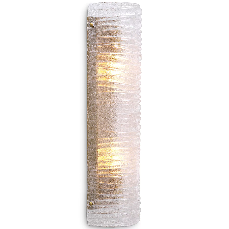 Бра Eichholtz Wall Lamp Sanchez Латунь Прозрачное Стекло Бра Eichholtz Wall Lamp Sanchez Латунь Прозрачное Стекло в Костроме | Loft Concept
