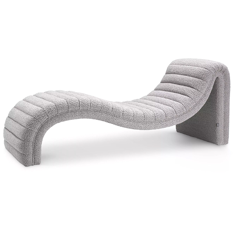 Кушетка Eichholtz Chaise Longue Pioneer Серый Кушетка Eichholtz Chaise Longue Pioneer Серый в Костроме | Loft Concept