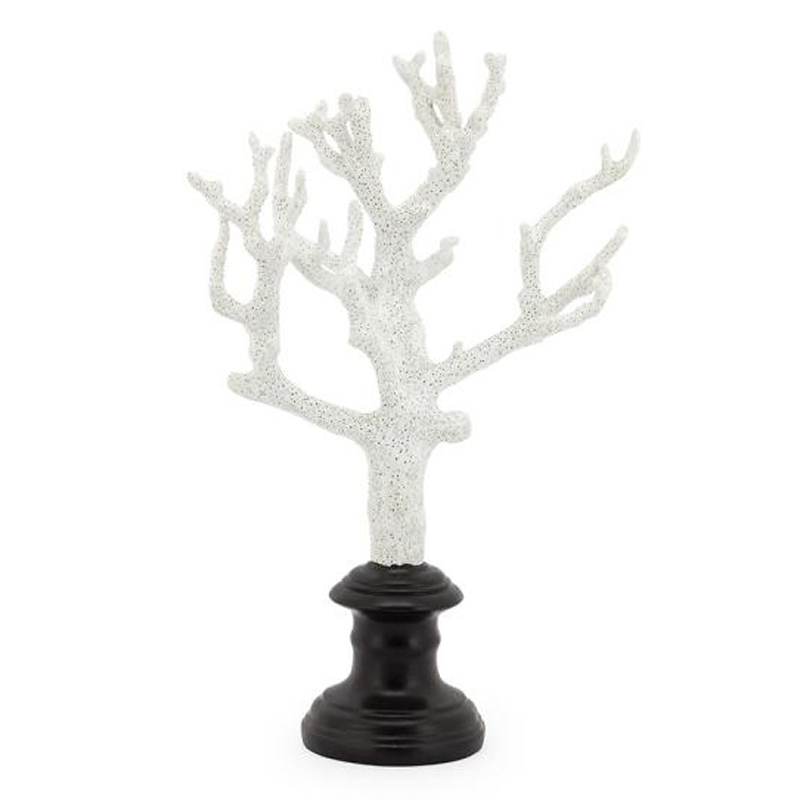 Статуэтка White Coral 37 Белый Черный Статуэтка White Coral 37 Белый Черный в Костроме | Loft Concept