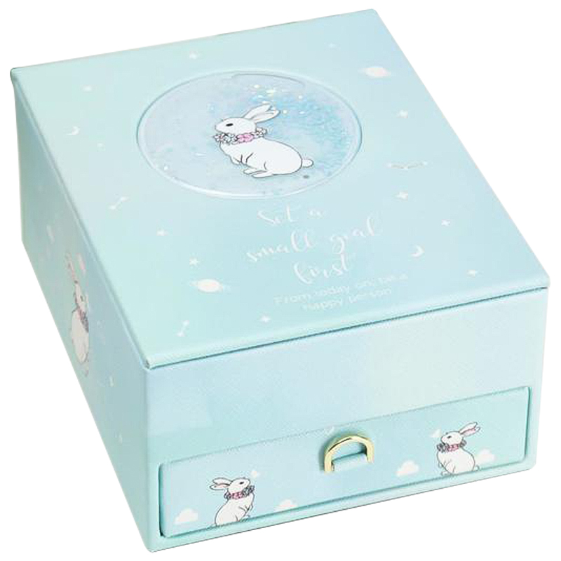 Шкатулка White Rabbits Box Бирюзовый Шкатулка White Rabbits Box Бирюзовый в Костроме | Loft Concept