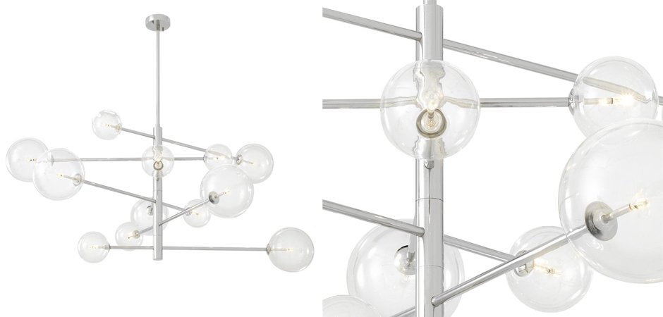 Люстра Chandelier Argento L Nickel Люстра Chandelier Argento L Nickel - Loft-Concept в Костроме