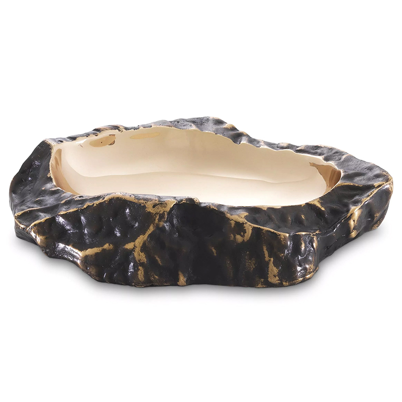 Чаша Eichholtz Bowl Callas Латунь Античная полированная Черный Чаша Eichholtz Bowl Callas Латунь Античная полированная Черный в Костроме | Loft Concept