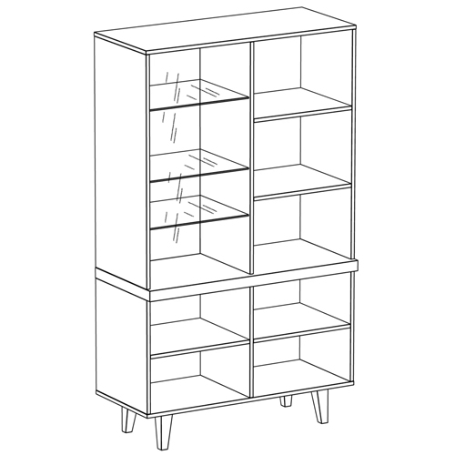 Шкаф-буфет Arden Mirror Cupboard Шкаф-буфет Arden Mirror Cupboard в Костроме