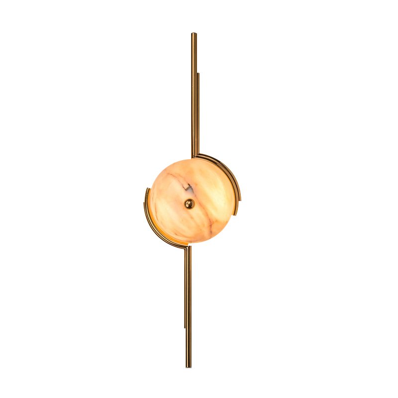 Бра Chelsom Limited Wall Lamp Marble Латунь Бра Chelsom Limited Wall Lamp Marble Латунь в Костроме | Loft Concept
