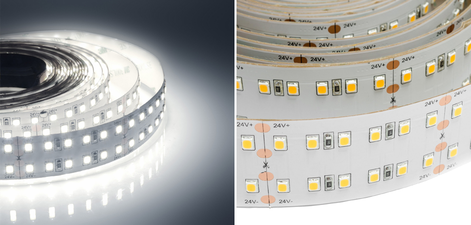 Светодиодная лента 38W/m 240 диодов/2м 2835SMD дневной белый 5M Светодиодная лента 38W/m 240 диодов/2м 2835SMD дневной белый 5M - Loft-Concept в Костроме
