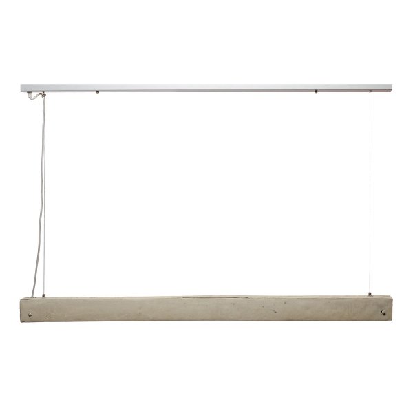Подвесной светильник Concrete Cubicus Line Pendant Серый Подвесной светильник Concrete Cubicus Line Pendant Серый в Костроме | Loft Concept