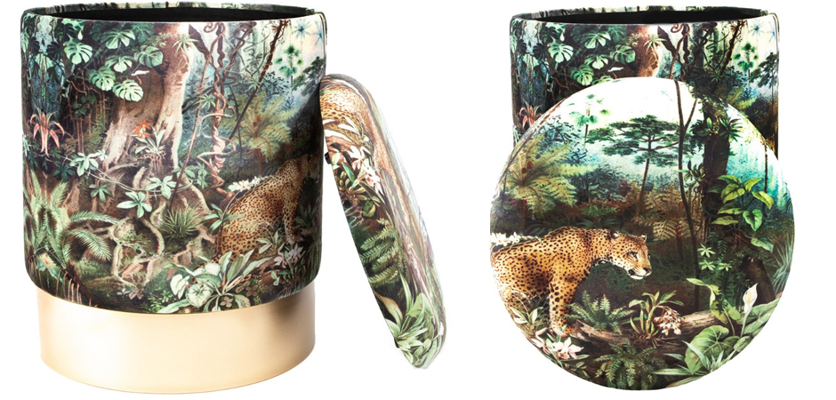 Пуф PUF Jungle Print lynx Пуф PUF Jungle Print lynx - Loft-Concept в Костроме