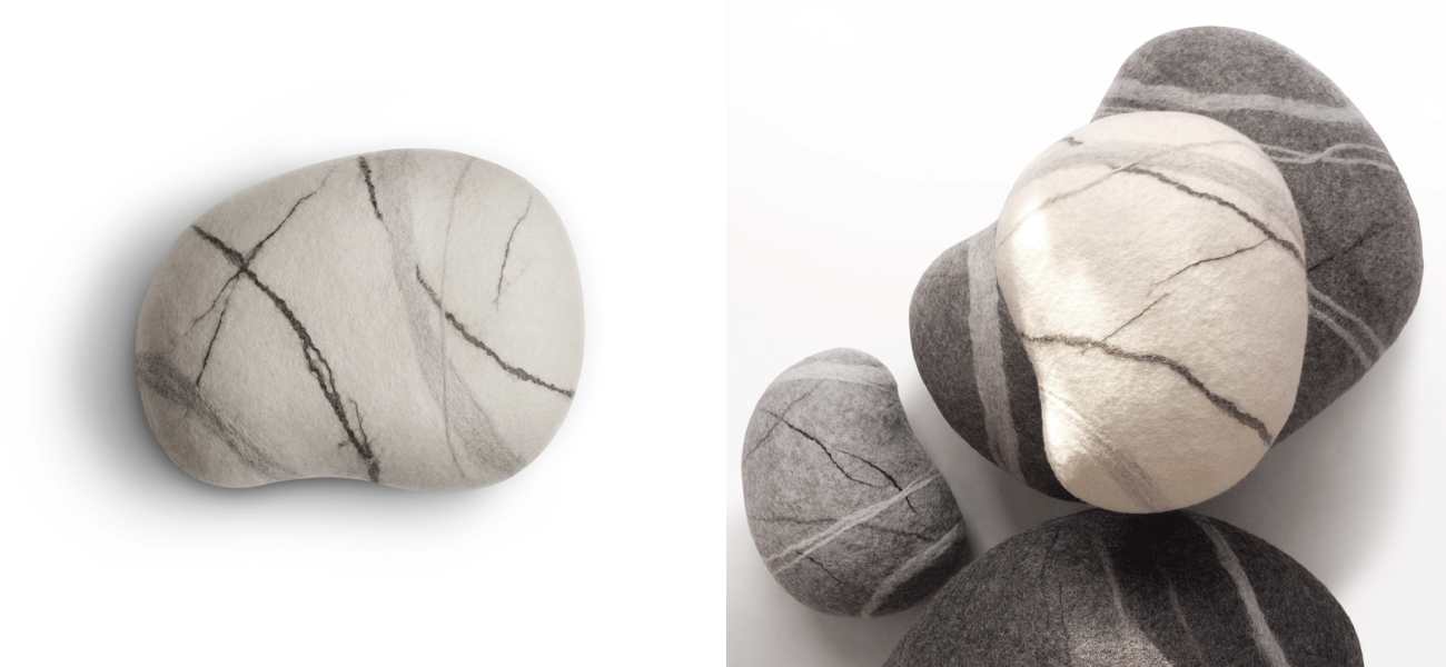 Камни - Пуфы KATSU  Скандинавский Набор из 4-х штук - фото №2