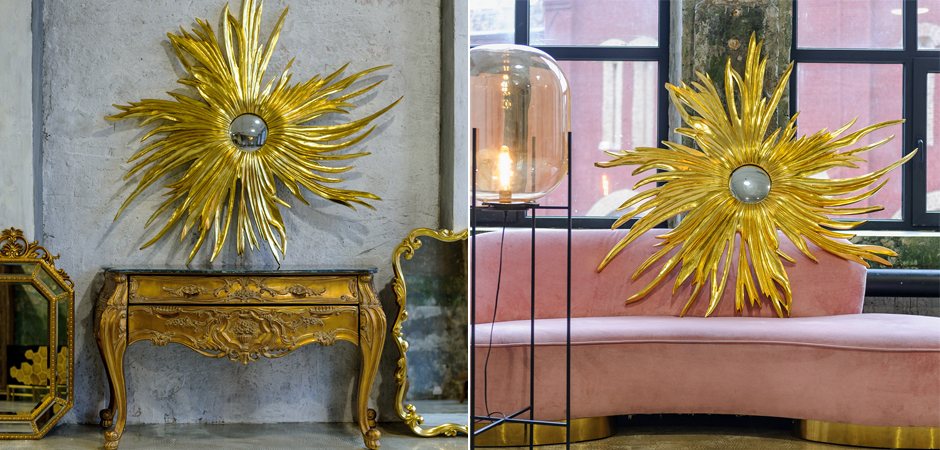 Зеркало Flower Sun Mirror Зеркало Flower Sun Mirror - Loft-Concept в Костроме