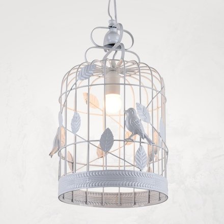 Подвесной светильник BIRDCAGE CHANDELIER Белый Подвесной светильник BIRDCAGE CHANDELIER Белый в Костроме | Loft Concept