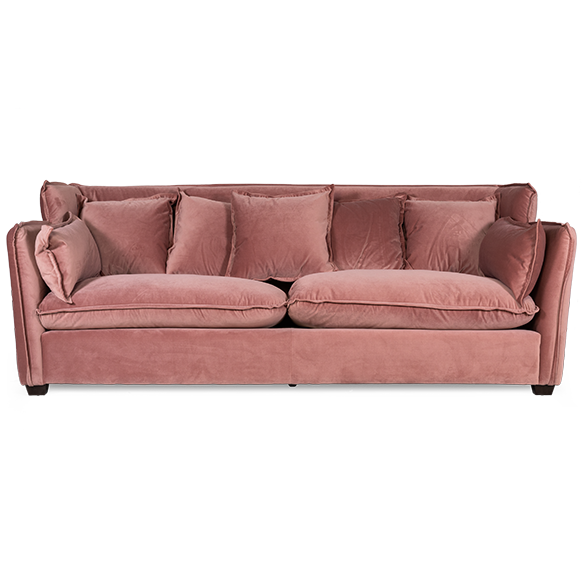 Диван Velwish rose Розовый пастельный Диван Velwish rose Розовый пастельный в Костроме | Loft Concept
