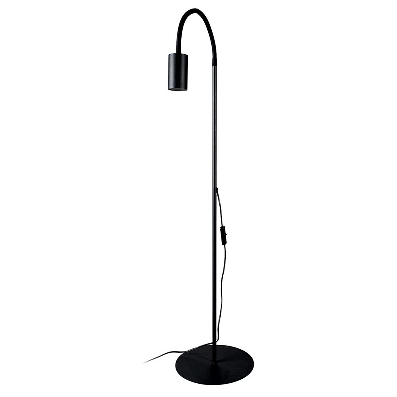 Торшер Noor Trumpet Floor Lamp black Черный Торшер Noor Trumpet Floor Lamp black Черный в Костроме | Loft Concept