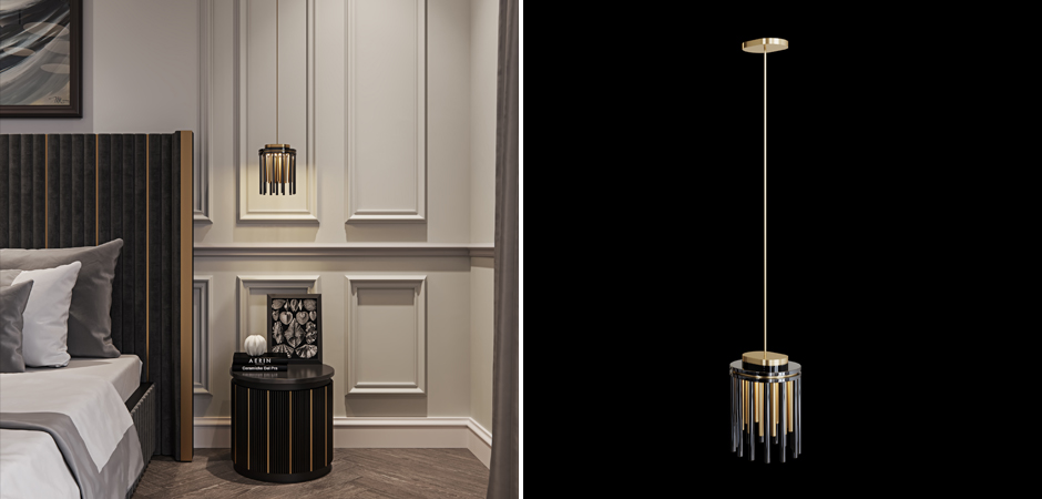 Подвесной светильник из латуни Coliseum Black Подвесной светильник из латуни Coliseum Black - Loft-Concept в Костроме