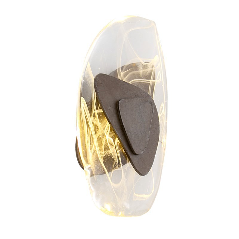Бра Transparent Pebbles Sconces Темная бронза Прозрачный в Костроме | Loft Concept 