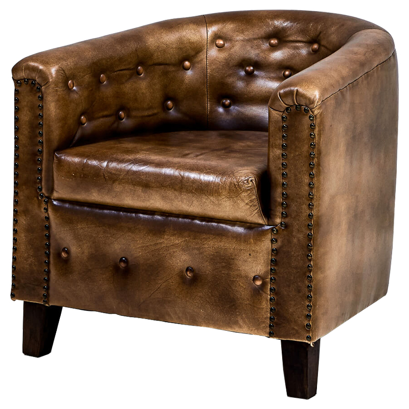 Кресло Grantham Chair Коричневый винтаж Кресло Grantham Chair Коричневый винтаж в Костроме | Loft Concept