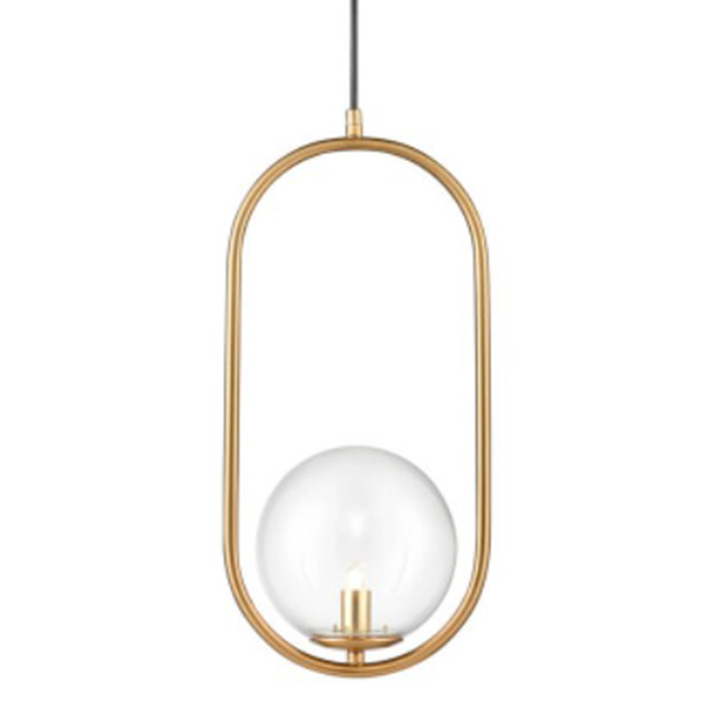 Подвесной светильник B.LUX C Ball oval gold Золотой Прозрачное Стекло Подвесной светильник B.LUX C Ball oval gold Золотой Прозрачное Стекло в Костроме | Loft Concept