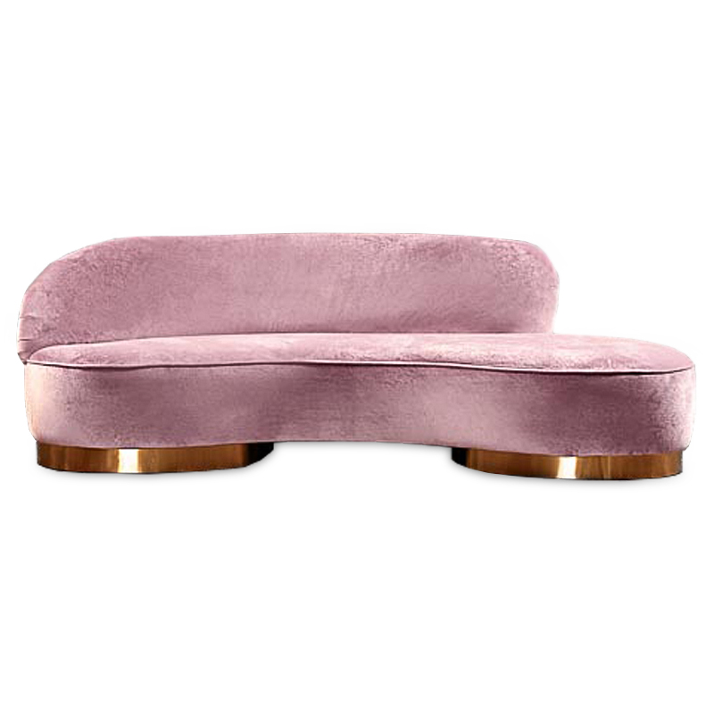 Диван Pink Marshmallows Softness Розовый Глянцевое золото Диван Pink Marshmallows Softness Розовый Глянцевое золото в Костроме | Loft Concept