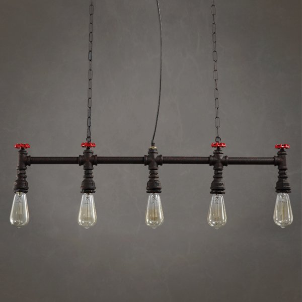 Подвесной светильник Loft Red Water Tap Pendant 5 Черный Подвесной светильник Loft Red Water Tap Pendant 5 Черный в Костроме | Loft Concept
