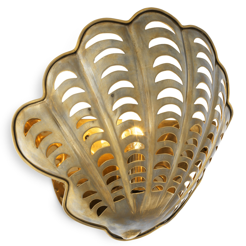 Бра Eichholtz Wall Lamp Larabee Винтажная латунь Бра Eichholtz Wall Lamp Larabee Винтажная латунь в Костроме | Loft Concept