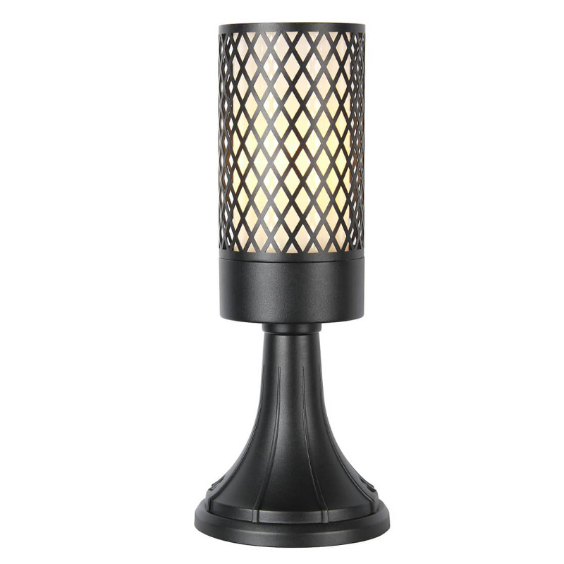 Уличный светильник Holger Street Lamp A Черный Белое матовое стекло Уличный светильник Holger Street Lamp A Черный Белое матовое стекло в Костроме | Loft Concept