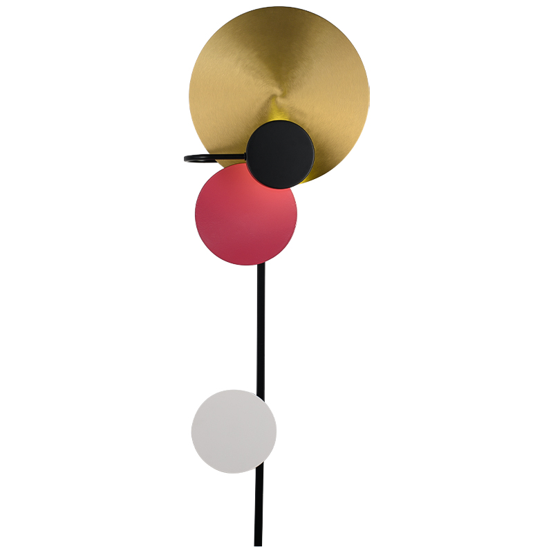 Бра PLANET LAMP METTE SCHELDE red Золотой Красный Черный Белый Бра PLANET LAMP METTE SCHELDE red Золотой Красный Черный Белый в Костроме | Loft Concept