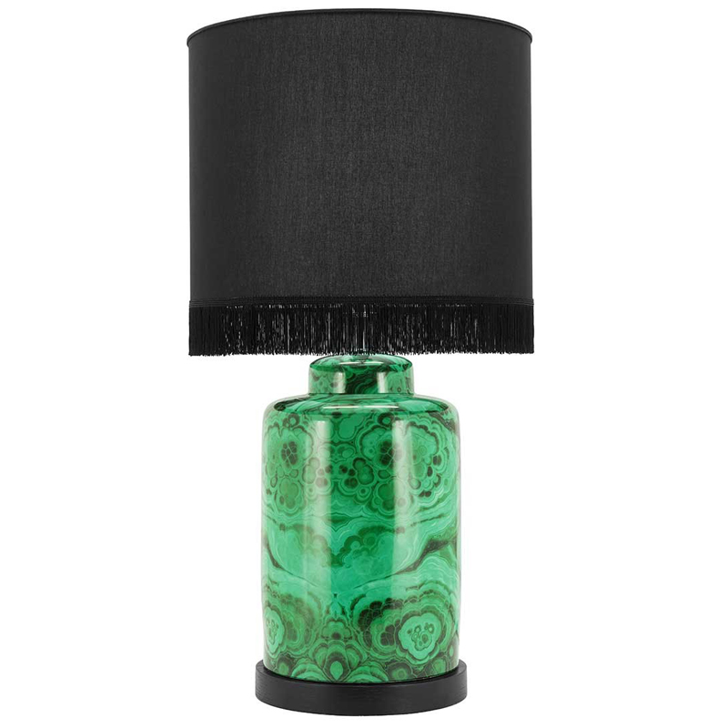 Настольная лампа ABHIKA TABLE LAMP STEADY Черный Малахит (зеленый) Настольная лампа ABHIKA TABLE LAMP STEADY Черный Малахит (зеленый) в Костроме | Loft Concept