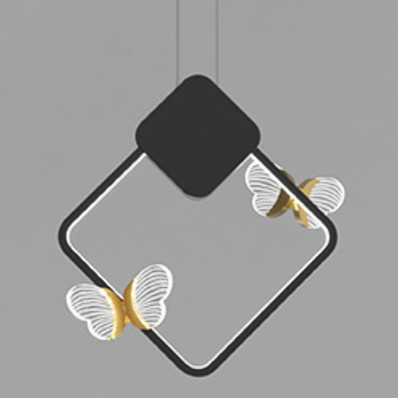 Светильник Butterfly Black Rhombus Прозрачный Черный Золотой Светильник Butterfly Black Rhombus Прозрачный Черный Золотой в Костроме | Loft Concept