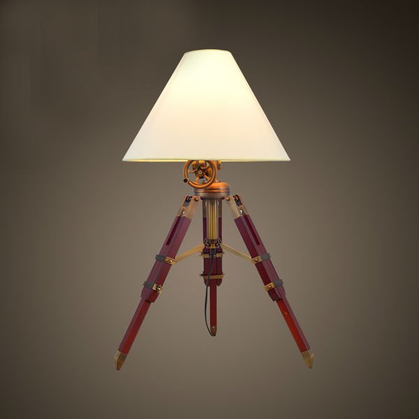 Настольная лампа Table Standing Lamp Red Бургундский красный Настольная лампа Table Standing Lamp Red Бургундский красный в Костроме | Loft Concept