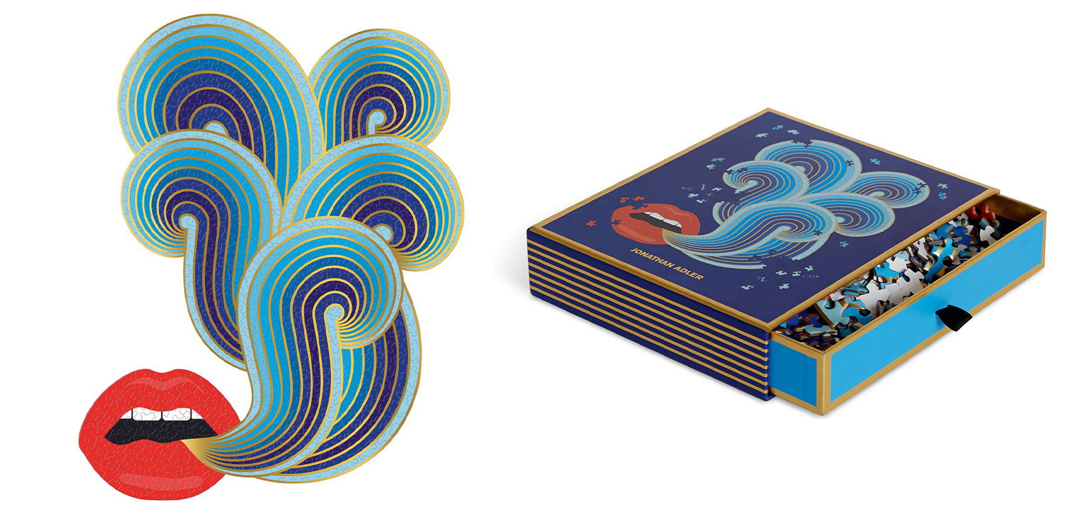 Пазлы LIPS SHAPED PUZZLE Jonathan Adler - фото